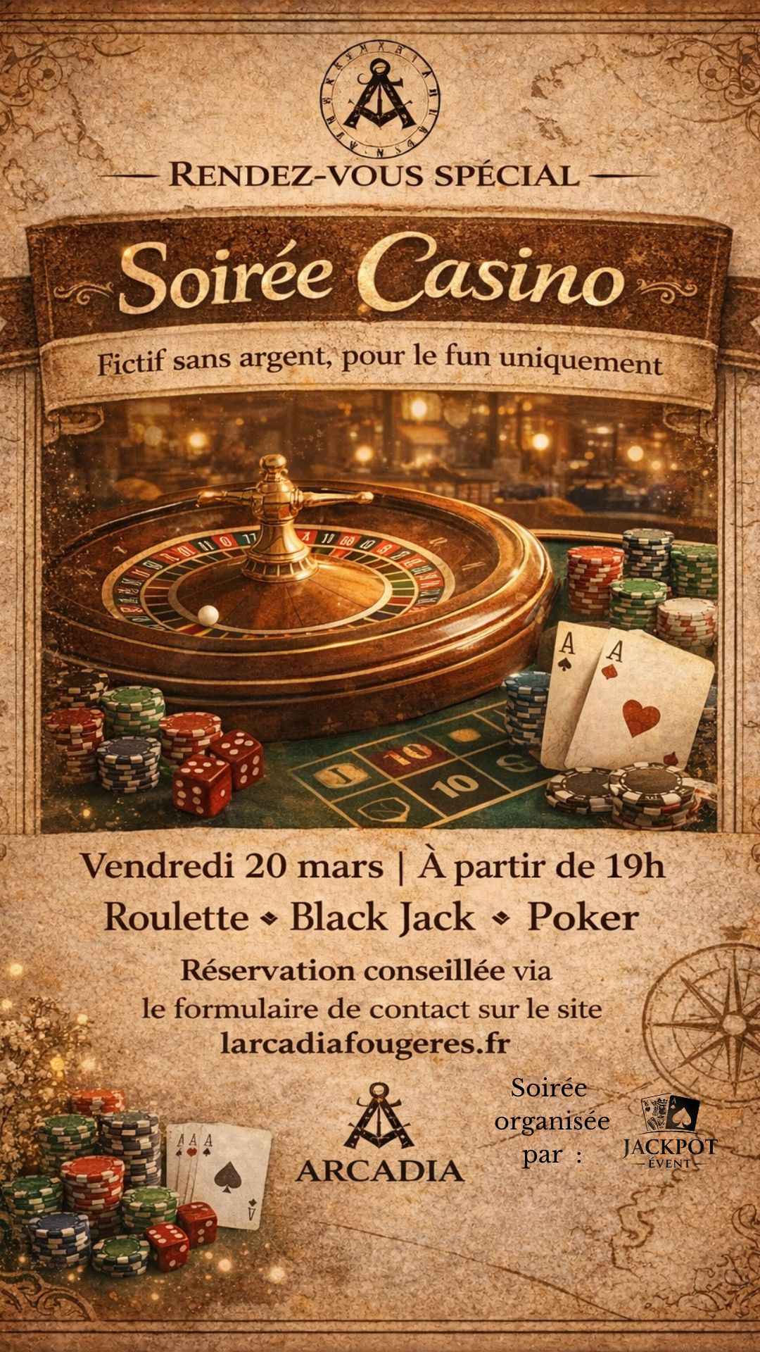 Soirée casino