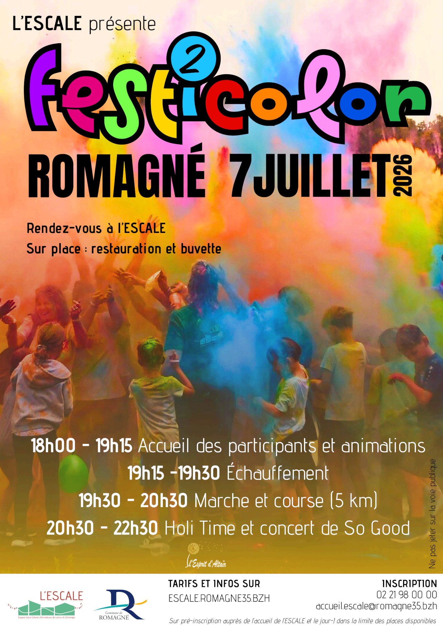 Festicolor de l'ESCALE de Romagné 2ème édition