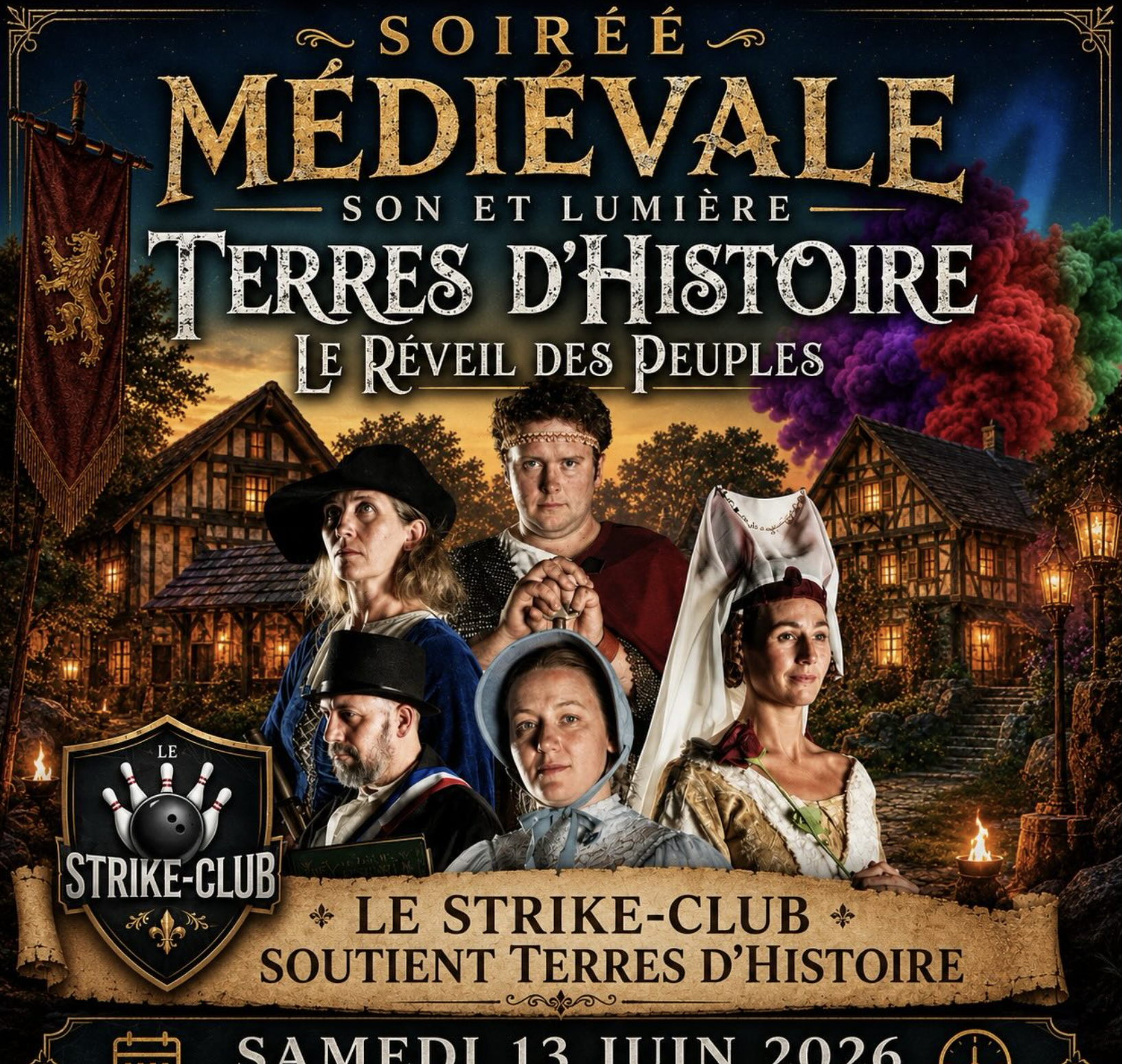 SOIRÉE MÉDIÉVALE – LE STRIKE-CLUB x TERRES D’HISTOIRE