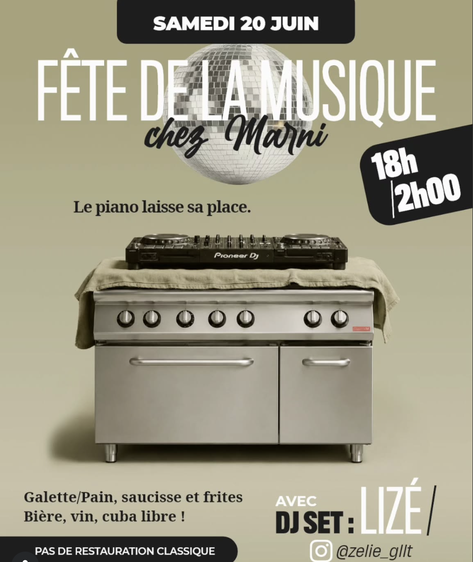 Fête de la musique - Chez Marni