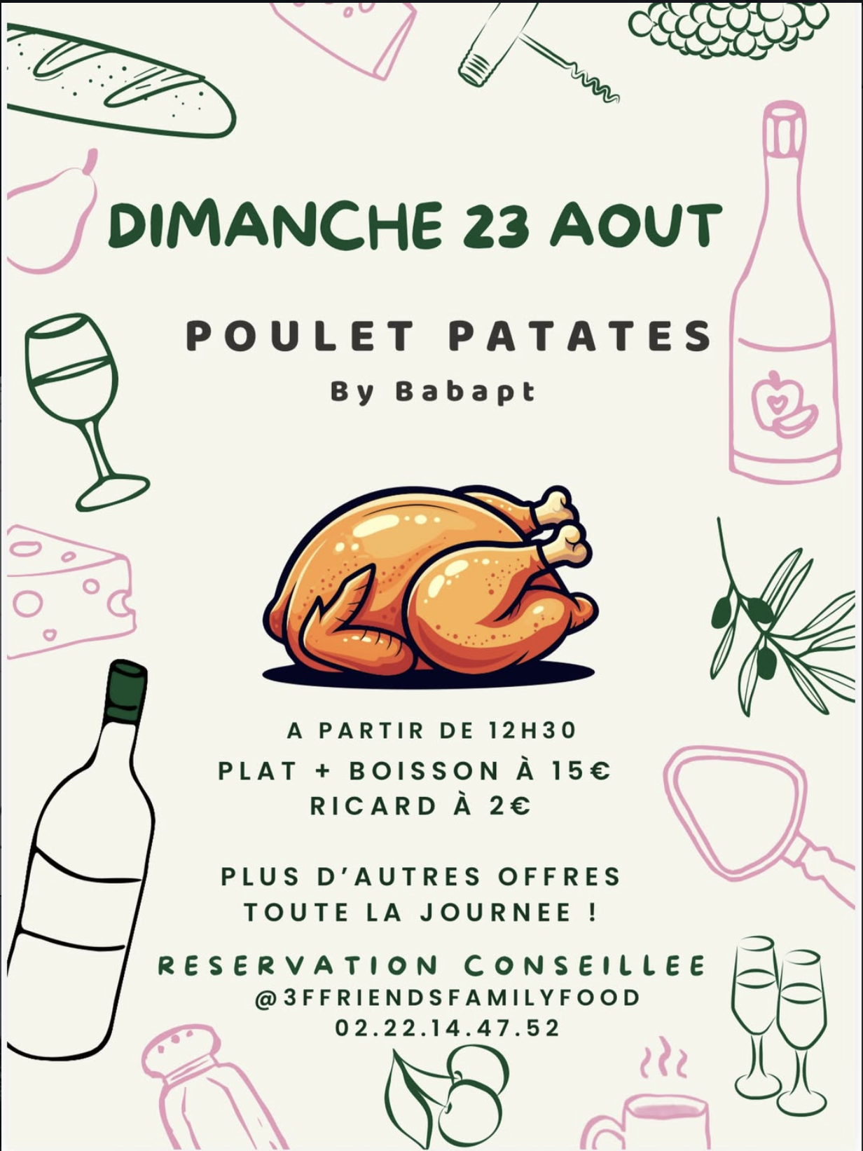 Poulet Patates